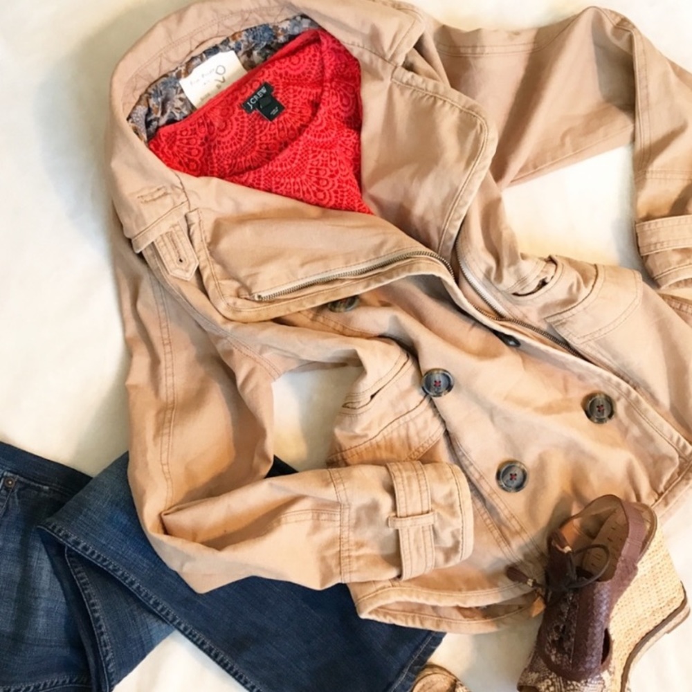 Free People tan jacket